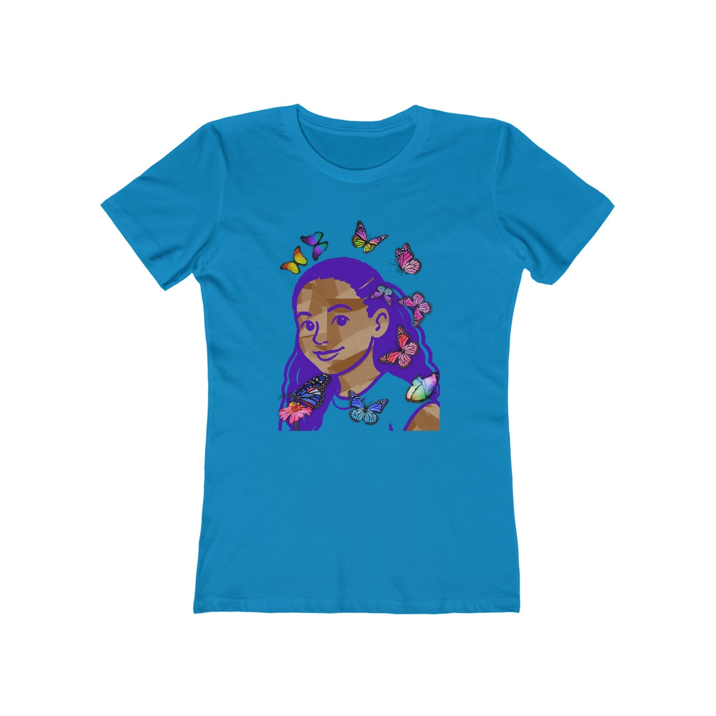 Purple Melanin Tee - Women’s Boyfriend Fit Celebration T-Shirt