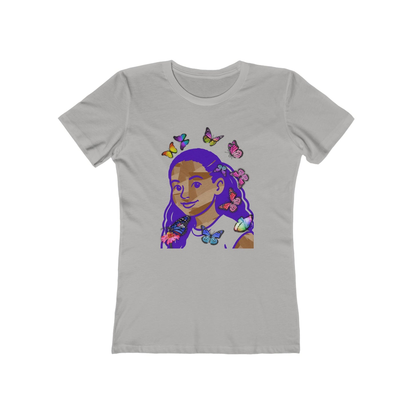 Purple Melanin Tee - Women’s Boyfriend Fit Celebration T-Shirt