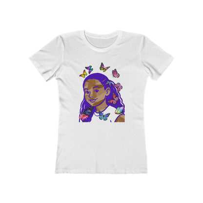 Purple Melanin Tee - Women’s Boyfriend Fit Celebration T-Shirt