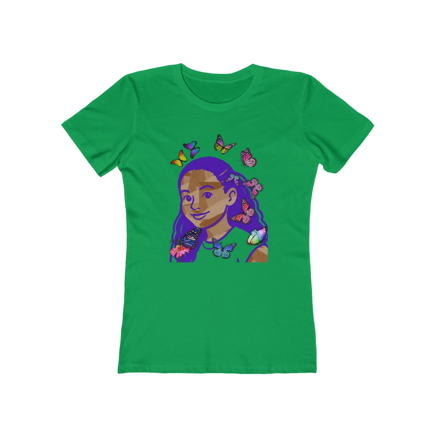 Purple Melanin Tee - Women’s Boyfriend Fit Celebration T-Shirt