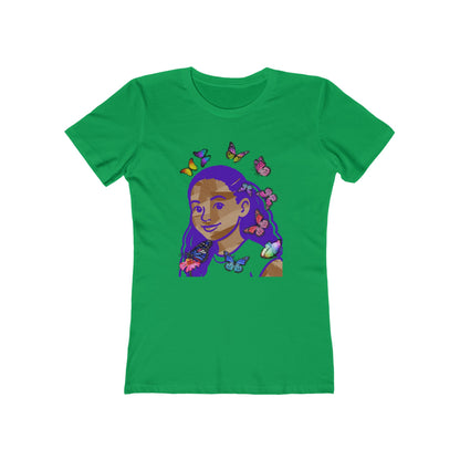 Purple Melanin Tee - Women’s Boyfriend Fit Celebration T-Shirt