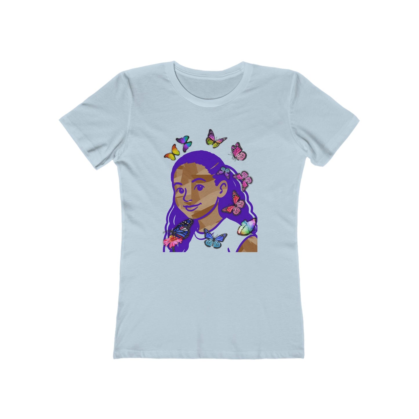 Purple Melanin Tee - Women’s Boyfriend Fit Celebration T-Shirt