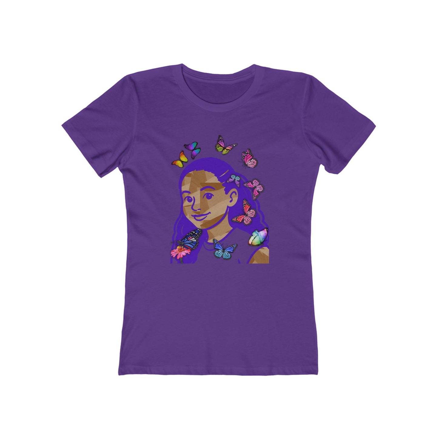 Purple Melanin Tee - Women’s Boyfriend Fit Celebration T-Shirt