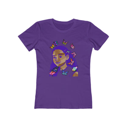 Purple Melanin Tee - Women’s Boyfriend Fit Celebration T-Shirt