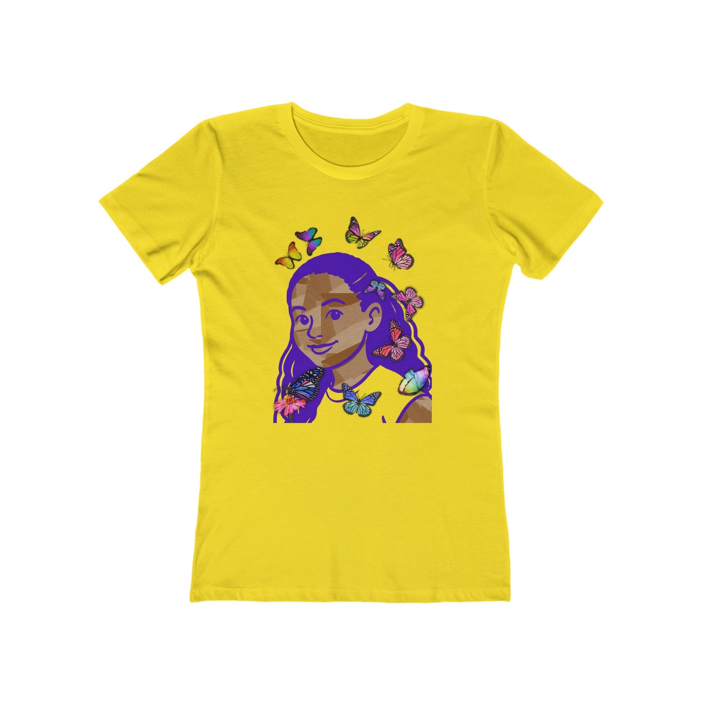 Purple Melanin Tee - Women’s Boyfriend Fit Celebration T-Shirt