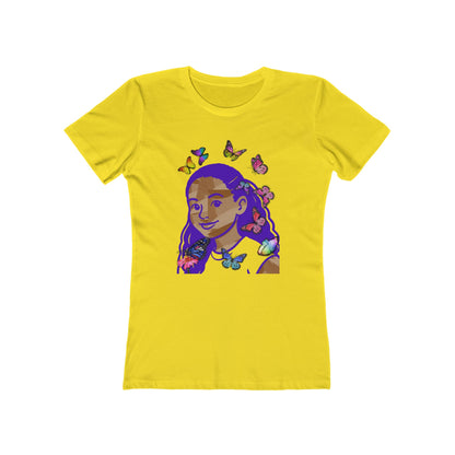 Purple Melanin Tee - Women’s Boyfriend Fit Celebration T-Shirt