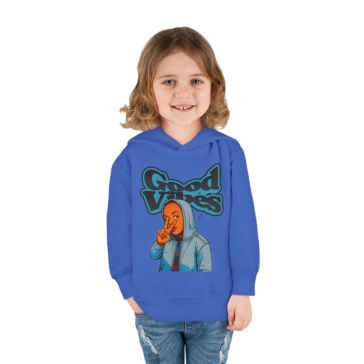 Peace Good Vibes  - Toddler Hoodie RS336