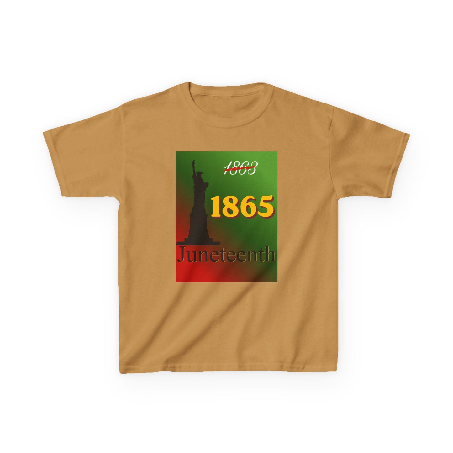 1863 1865 Liberty Juneteenth Tee — Youth Graphic T-Shirt