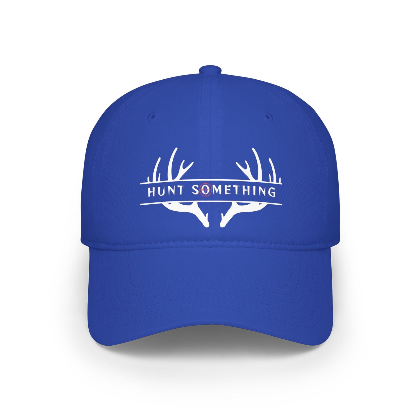 Unisex Hunt Something Deer Low-Profile Baseball Cap - Printed