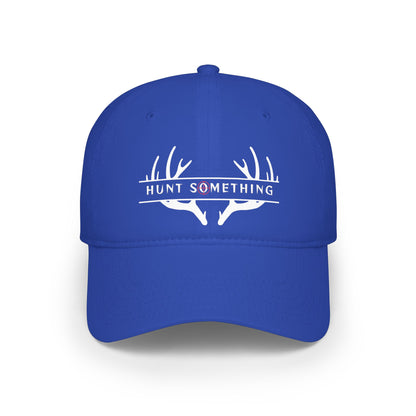 Unisex Hunt Something Deer Low-Profile Baseball Cap - Printed