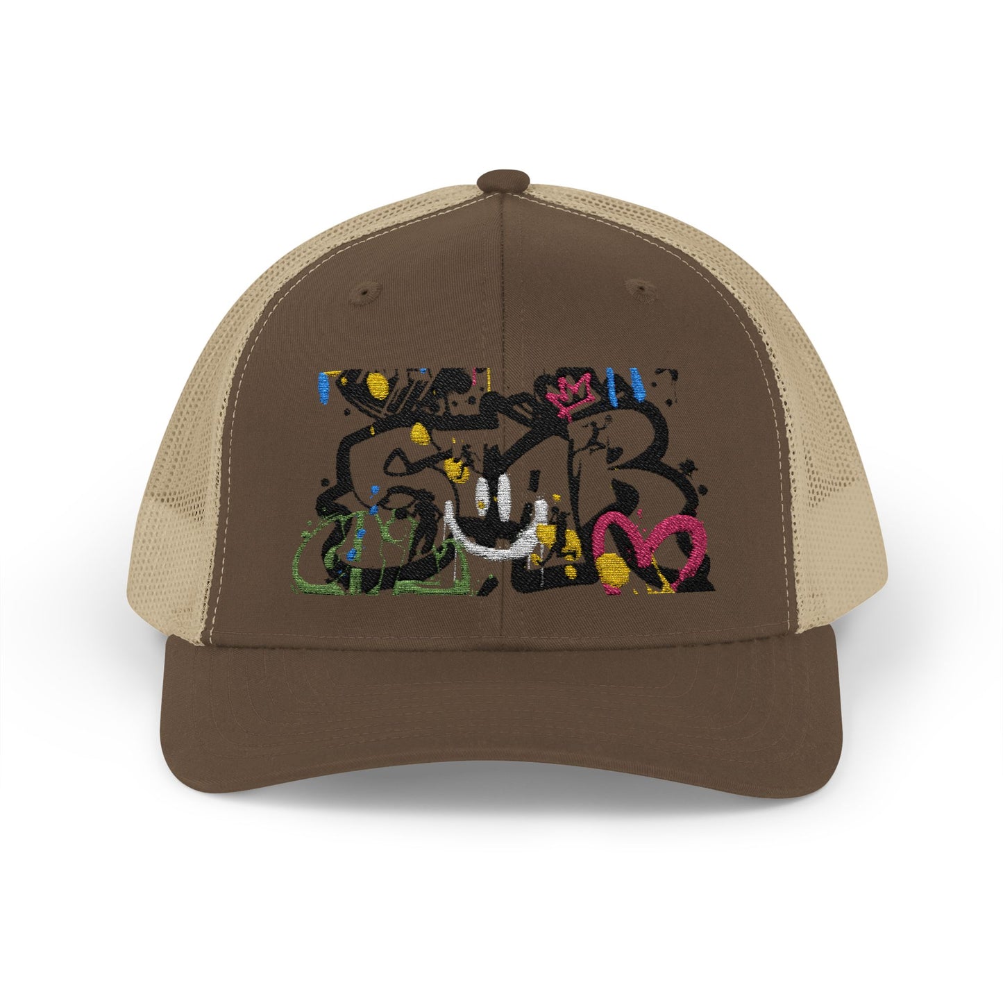 Unisex Star Snapback Trucker Cap - Embroidered