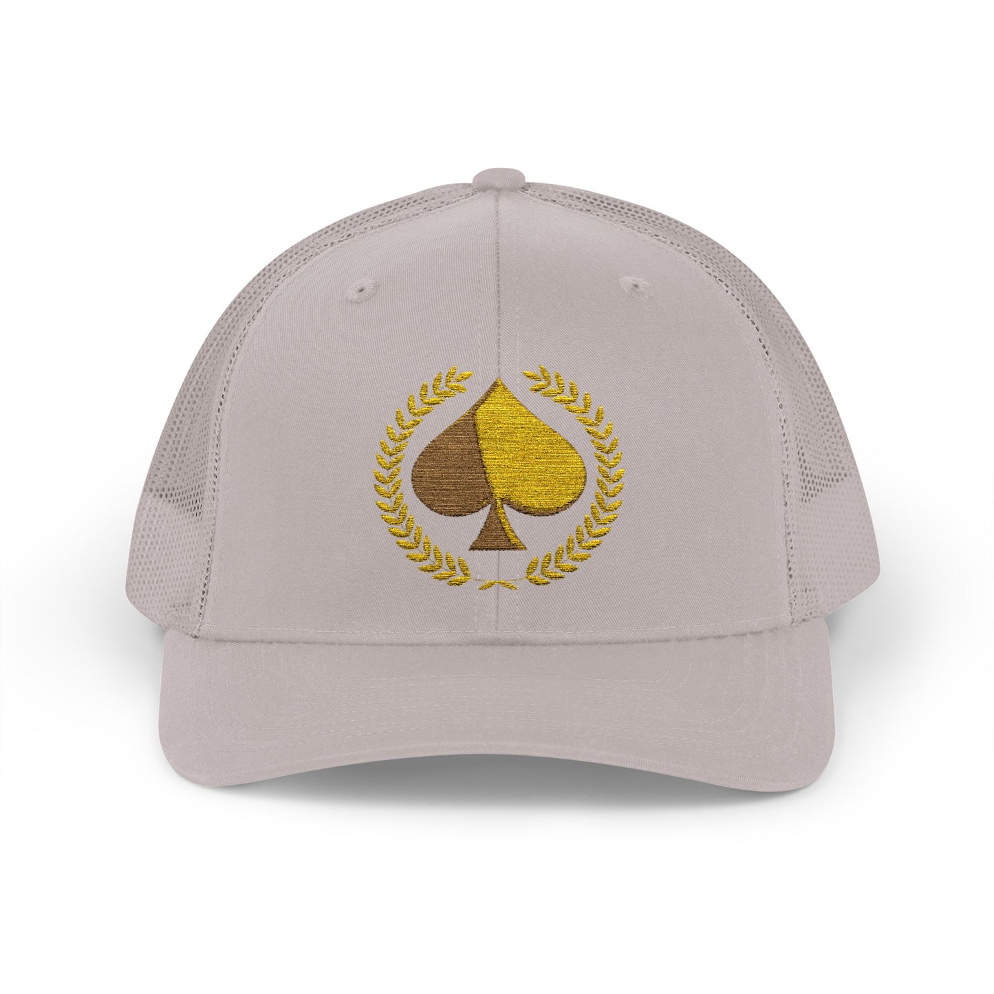 Unisex Gold Ace Snapback Trucker Cap - Embroidered