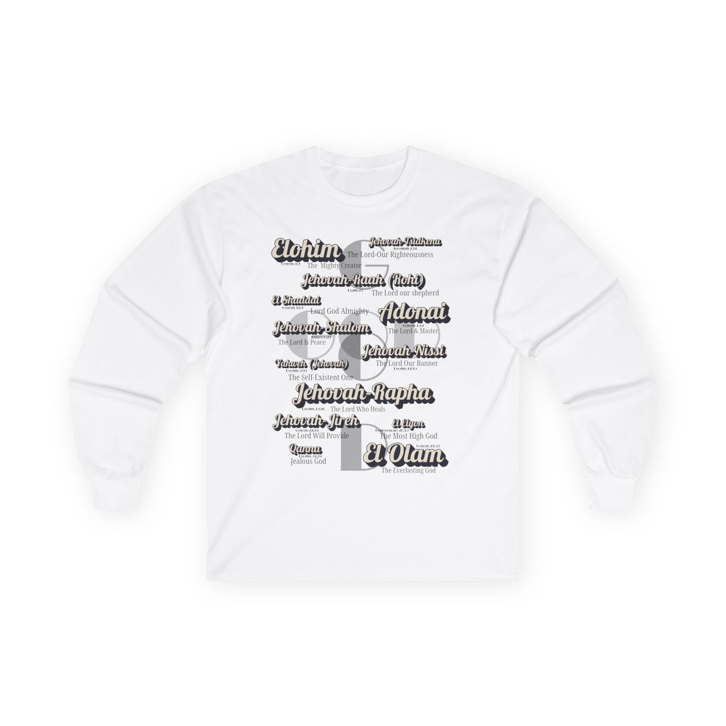 Names of God - Unisex Long Sleeve Tee