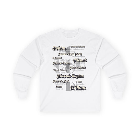 Names of God - Gildan2400 Unisex Long Sleeve Tee