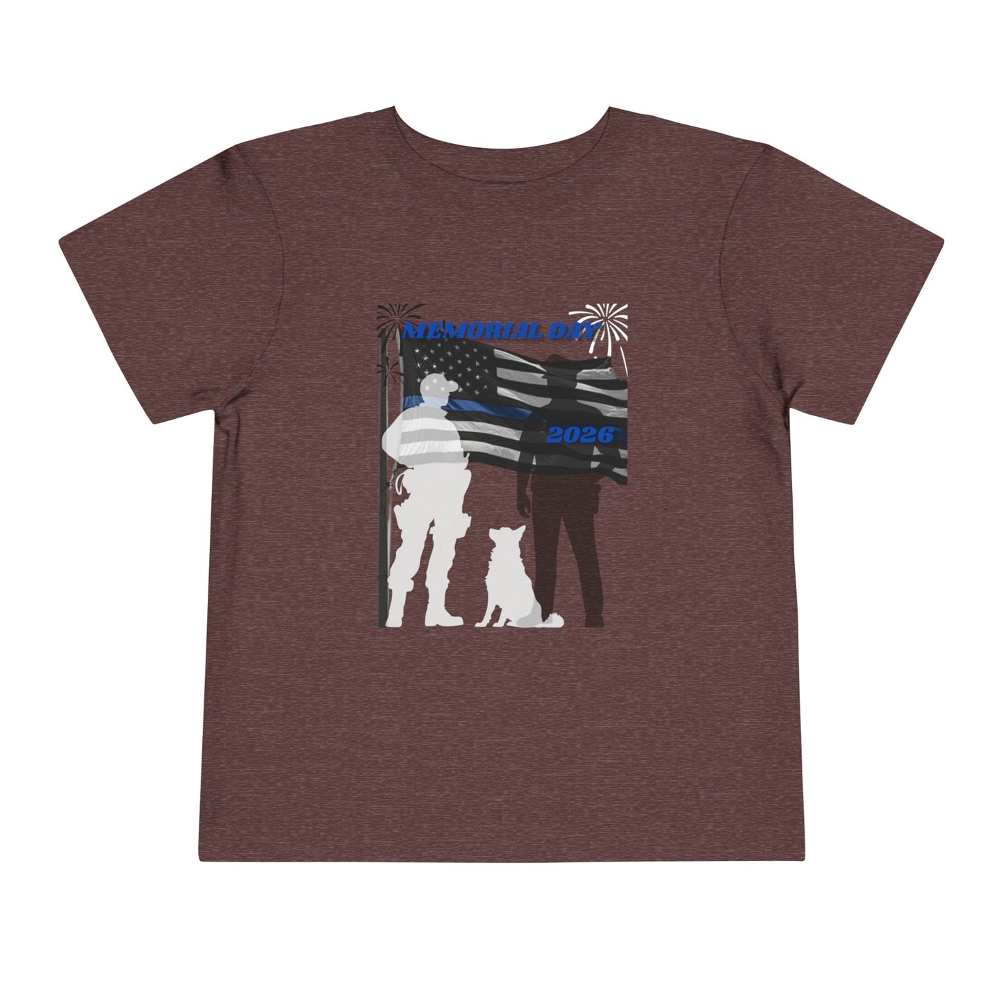 Memorial Day Police 26 Tee — Toddler Graphic T-Shirt