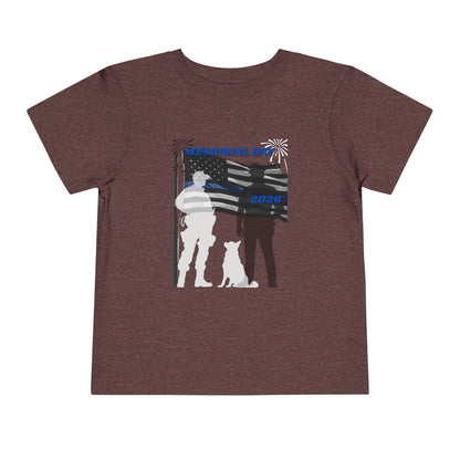 Memorial Day Police 26 Tee — Toddler Graphic T-Shirt