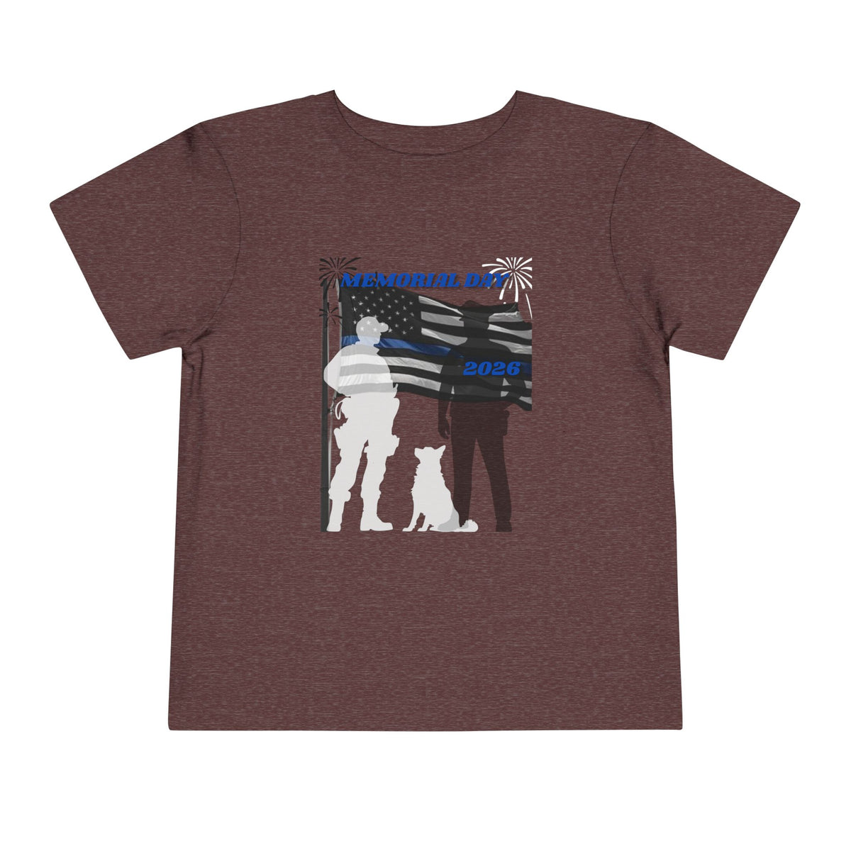 Memorial Day Police 26 Tee - BC3001T Toddler Graphic T-Shirt