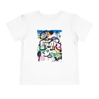 Graffiti Girls  B Ball Tee - Graphic Toddler T-Shirt