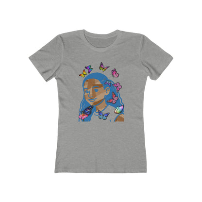 Blue Melanin Tee - Women’s Boyfriend Fit Celebration T-Shirt
