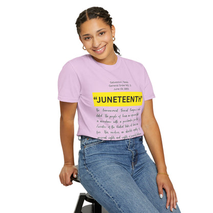Juneteenth G O 3 Tee - Unisex T-shirt