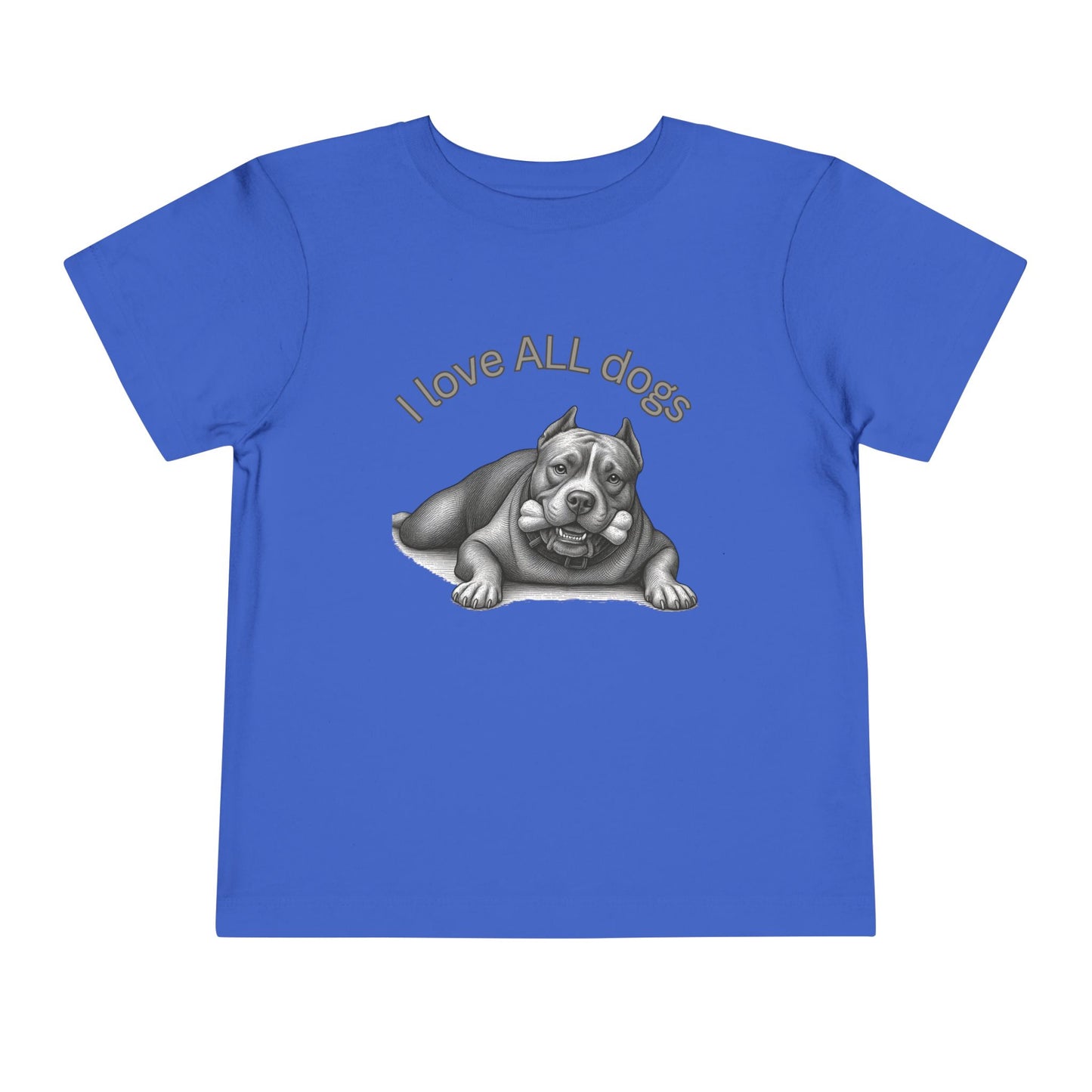 I Love All Dogs Tee - Graphic Toddler T-Shirt
