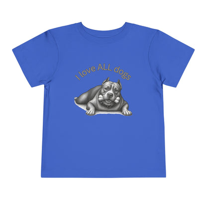 I Love All Dogs Tee - Graphic Toddler T-Shirt