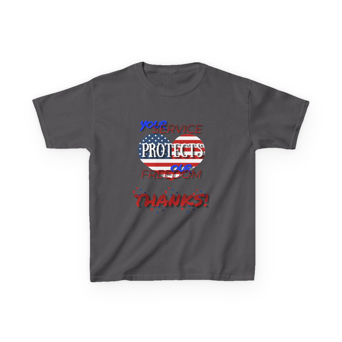 Thanks 4 Service Memorial Day Tee - G5000B Kids T-Shirt