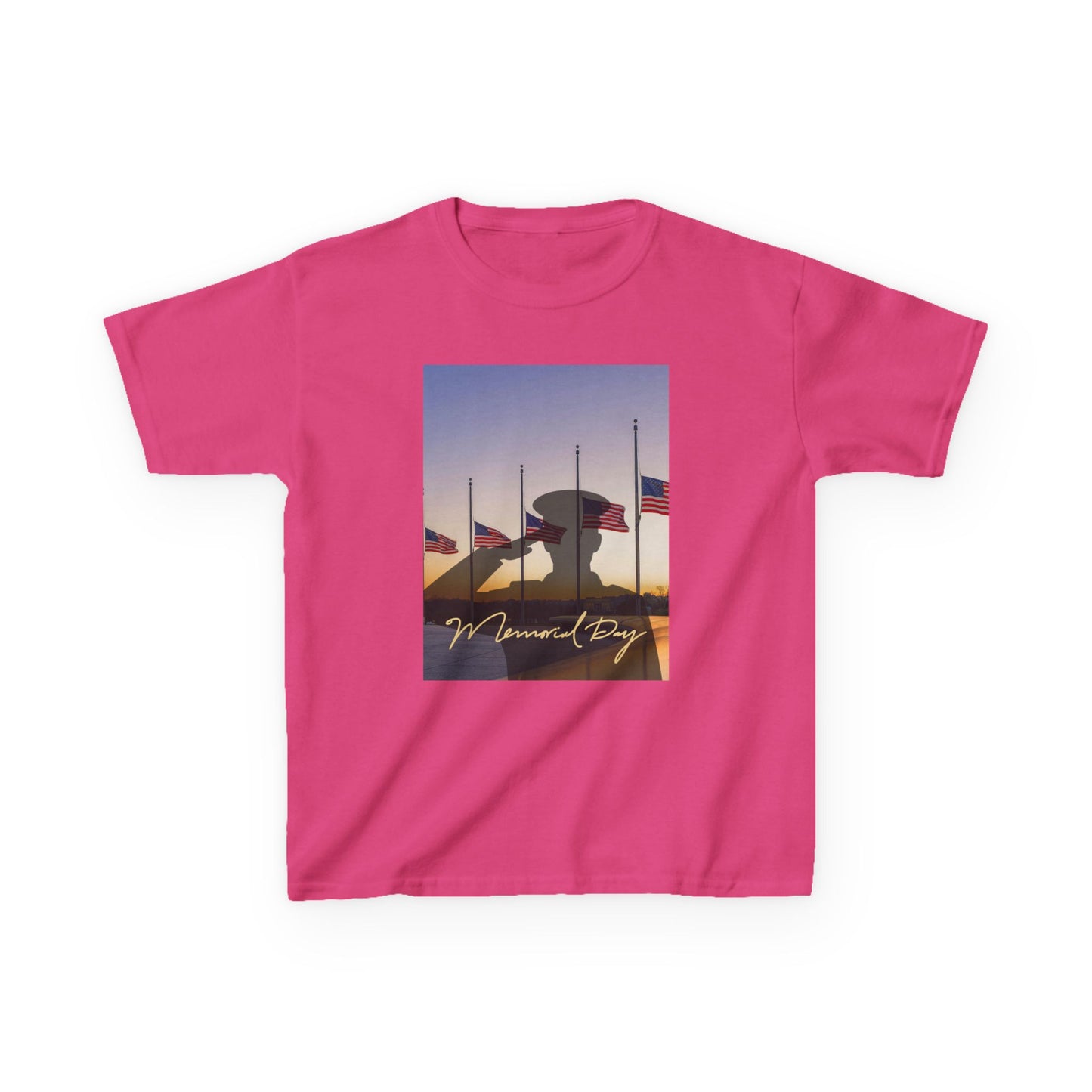Half Mast Memorial Day Tee — Youth Graphic T-Shirt