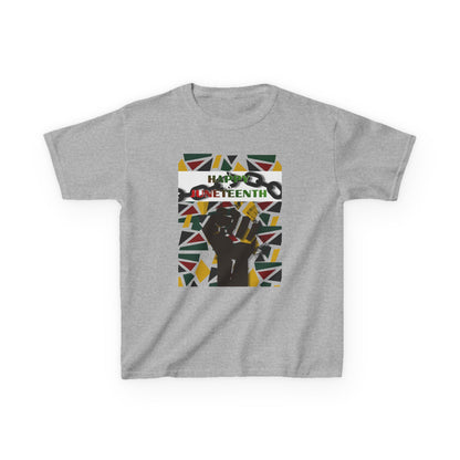 Happy Juneteenth Kids Celebration Tee — Graphic T-Shirt