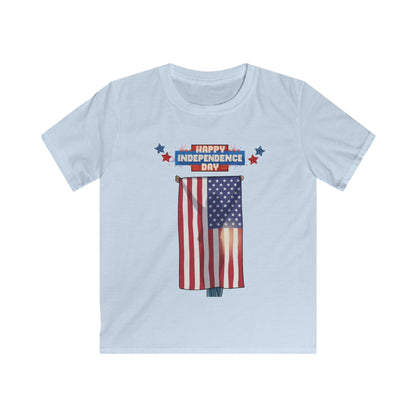 July 4th Flag Holder Tee - Youth T-Shirt