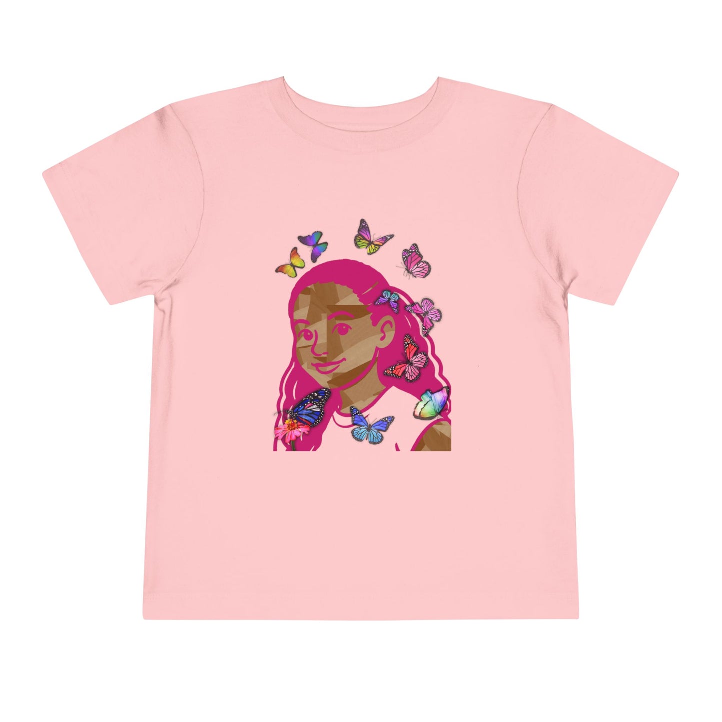 Pink Melanin - Graphic Toddler T-Shirt