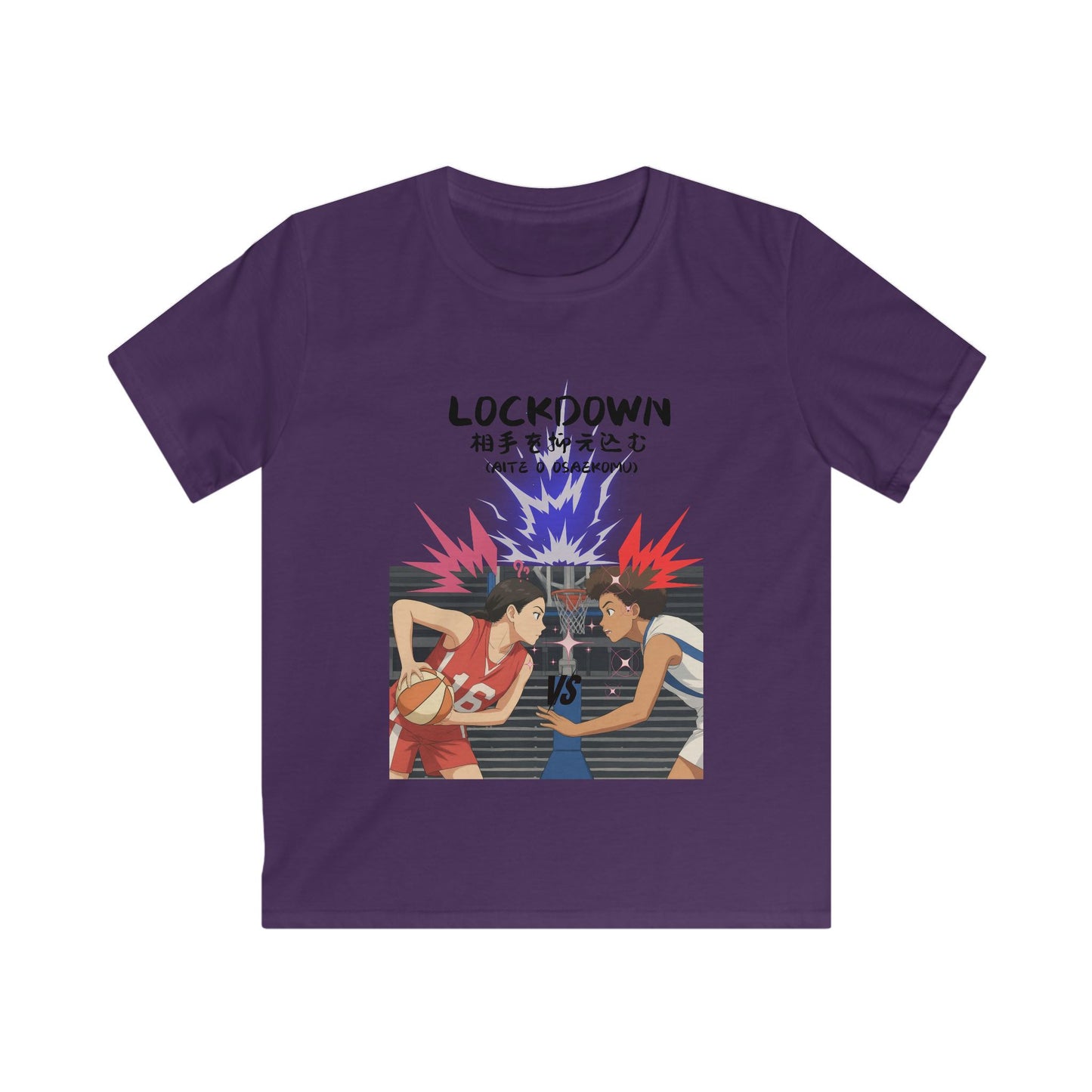 Anime Big Girls B Ball Tee - Youth T-Shirt