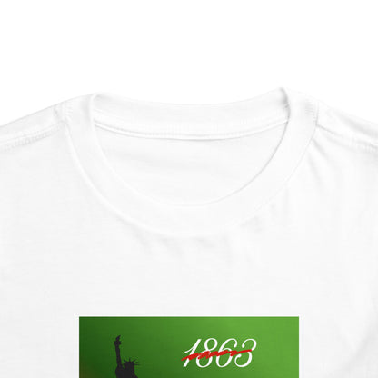 1863 1865 Liberty Juneteenth Tee — Toddler Graphic T-Shirt