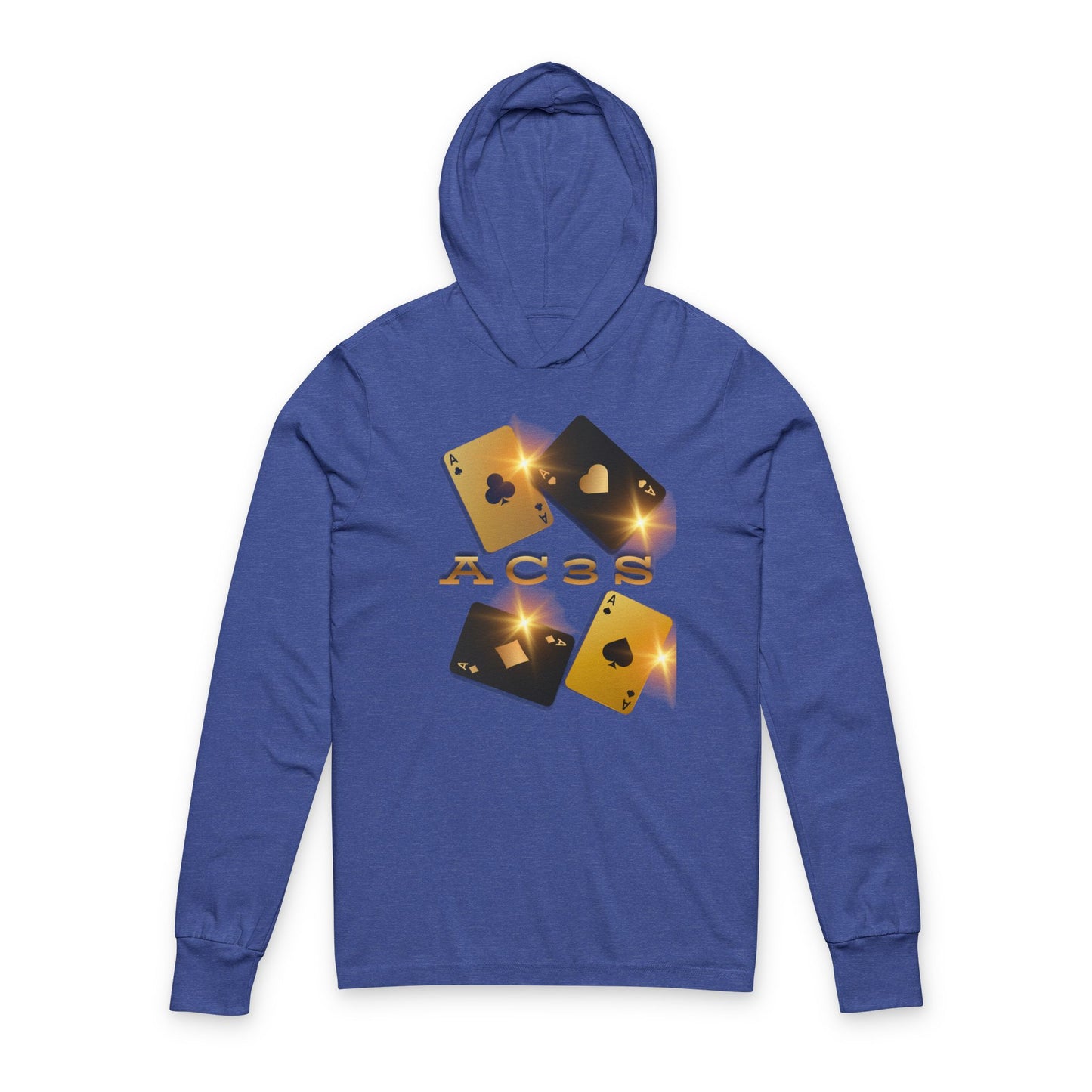 Aces - Hooded Long Sleeve T-Shirt