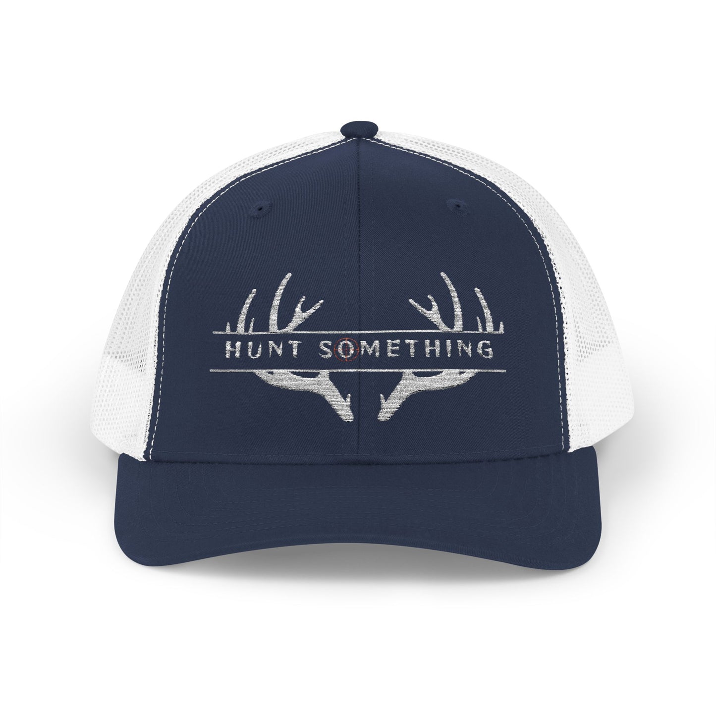 Unisex Hunt Something Deer Snapback Trucker Cap - Embroidered