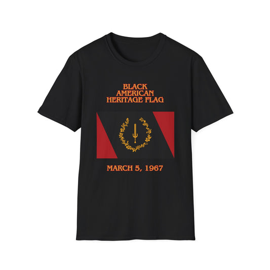Black American Heritage Flag - G64000 Unisex T- Shirt