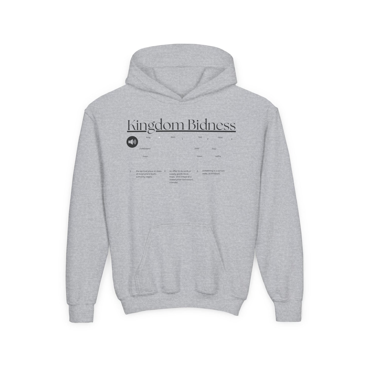 Kingdom - Kids/Youth Hoodie Gildan 18500B