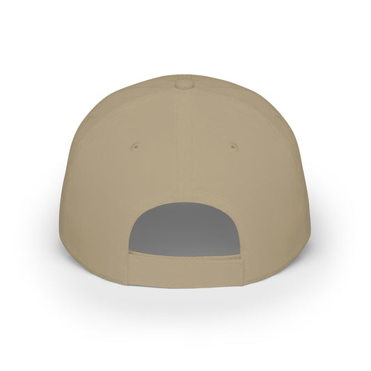Pink Gradient Business Card Hat - Low Profile Baseball Cap (Print)