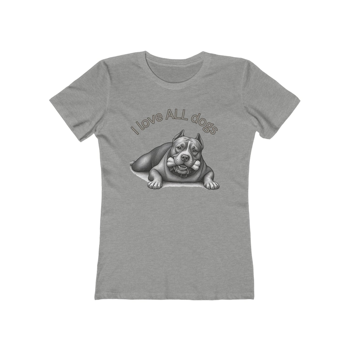 I Love All Dogs Tee - Women’s Boyfriend Fit Celebration T-Shirt