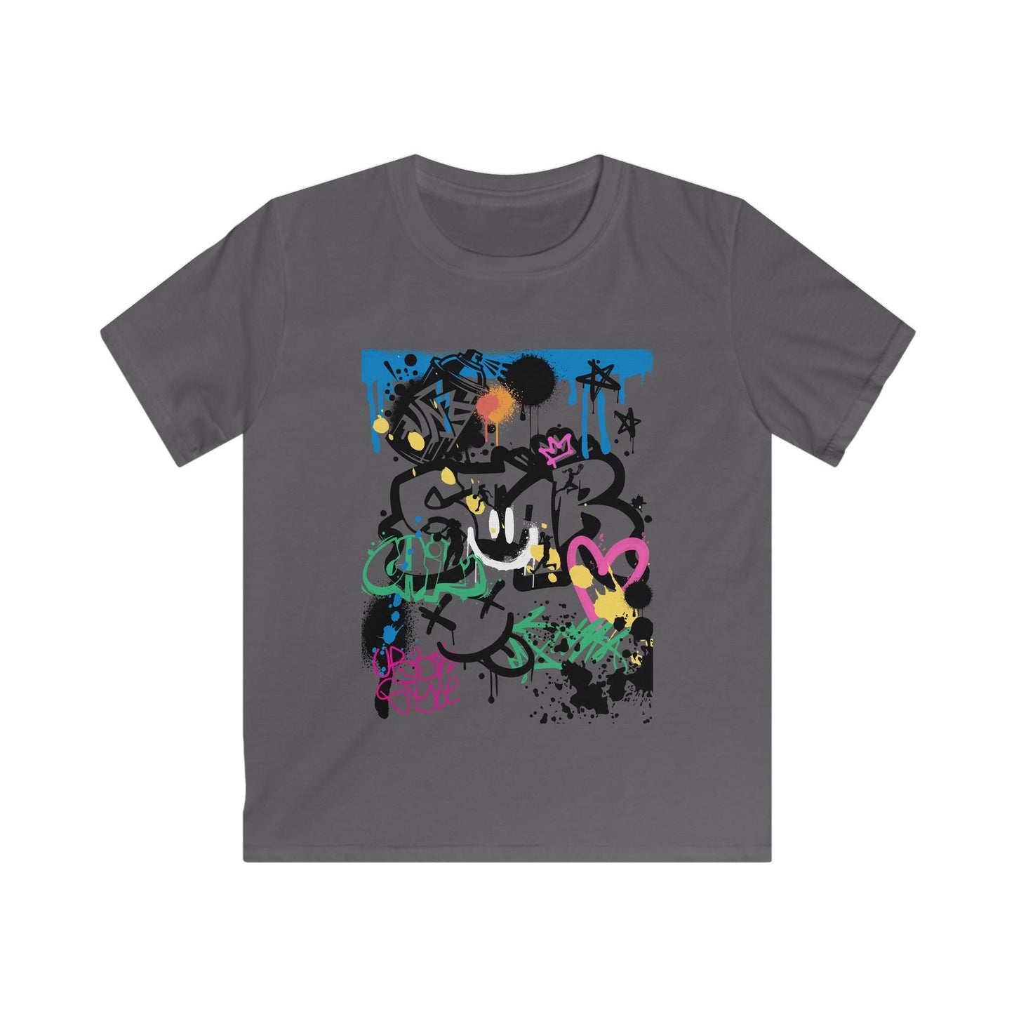 Graffiti Big Girls B Ball Tee - Youth T-Shirt