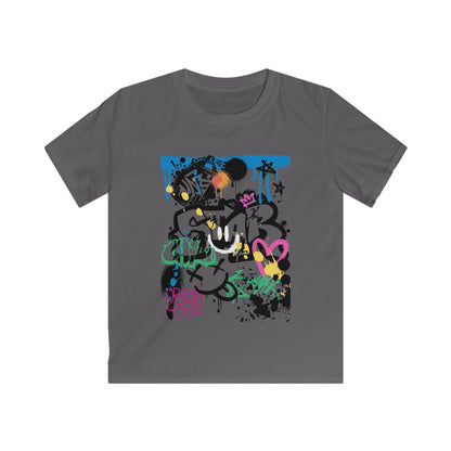 Graffiti Big Girls B Ball Tee - Youth T-Shirt