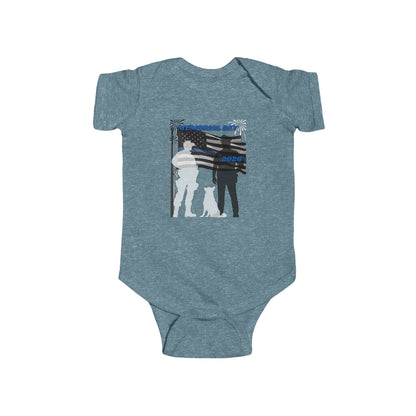Memorial Day Police 26 Baby Bodysuit – Graphic Infant Onesie