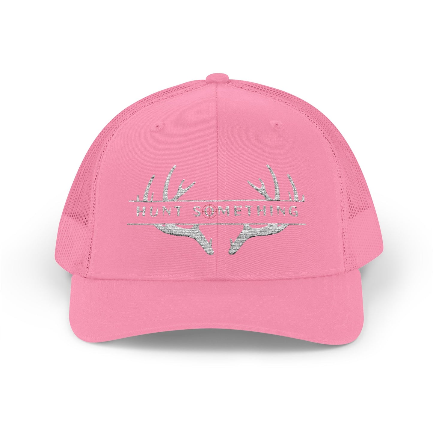 Unisex Hunt Something Deer Snapback Trucker Cap - Embroidered