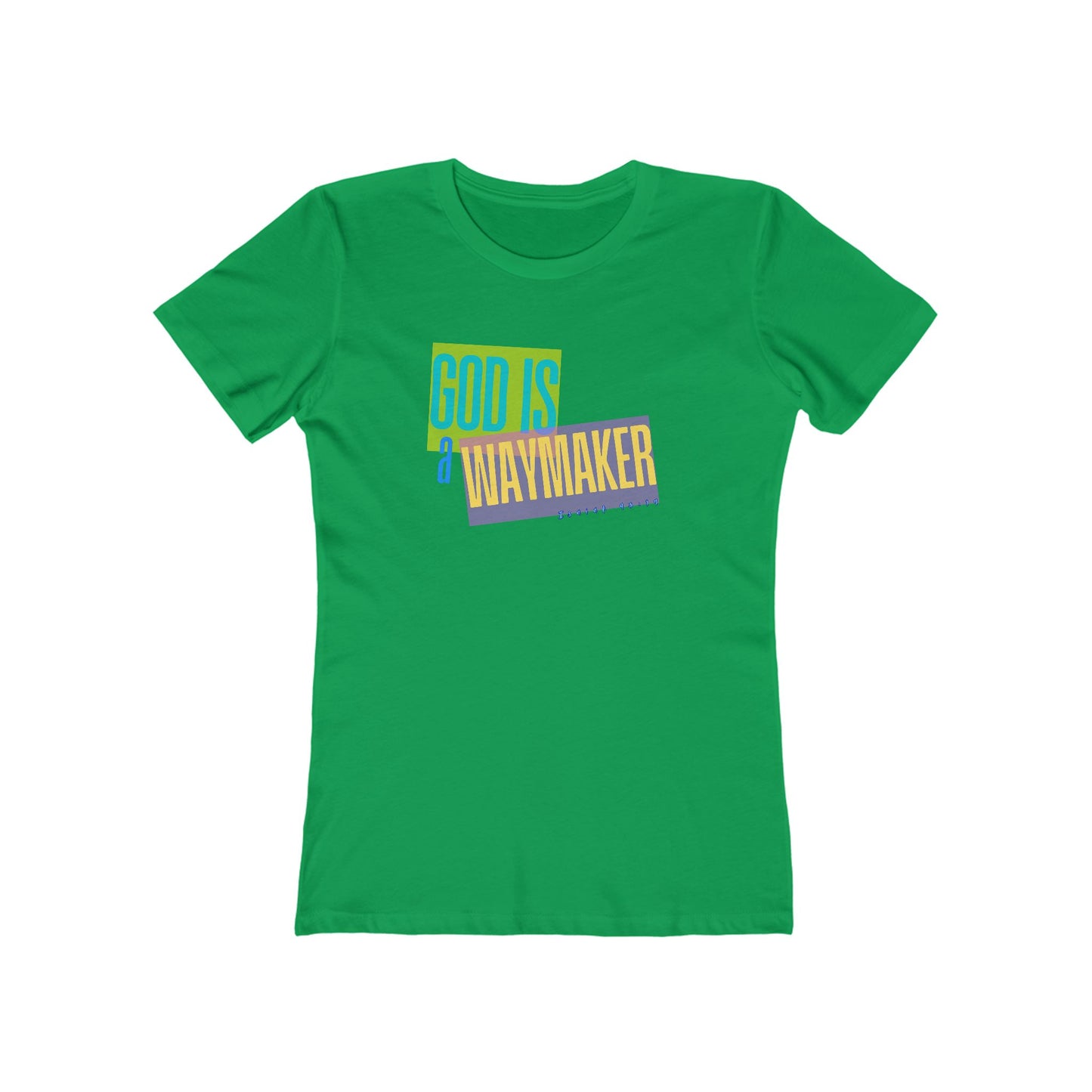 God is a Waymaker Tee - Women’s Boyfriend Fit Celebration T-Shirt