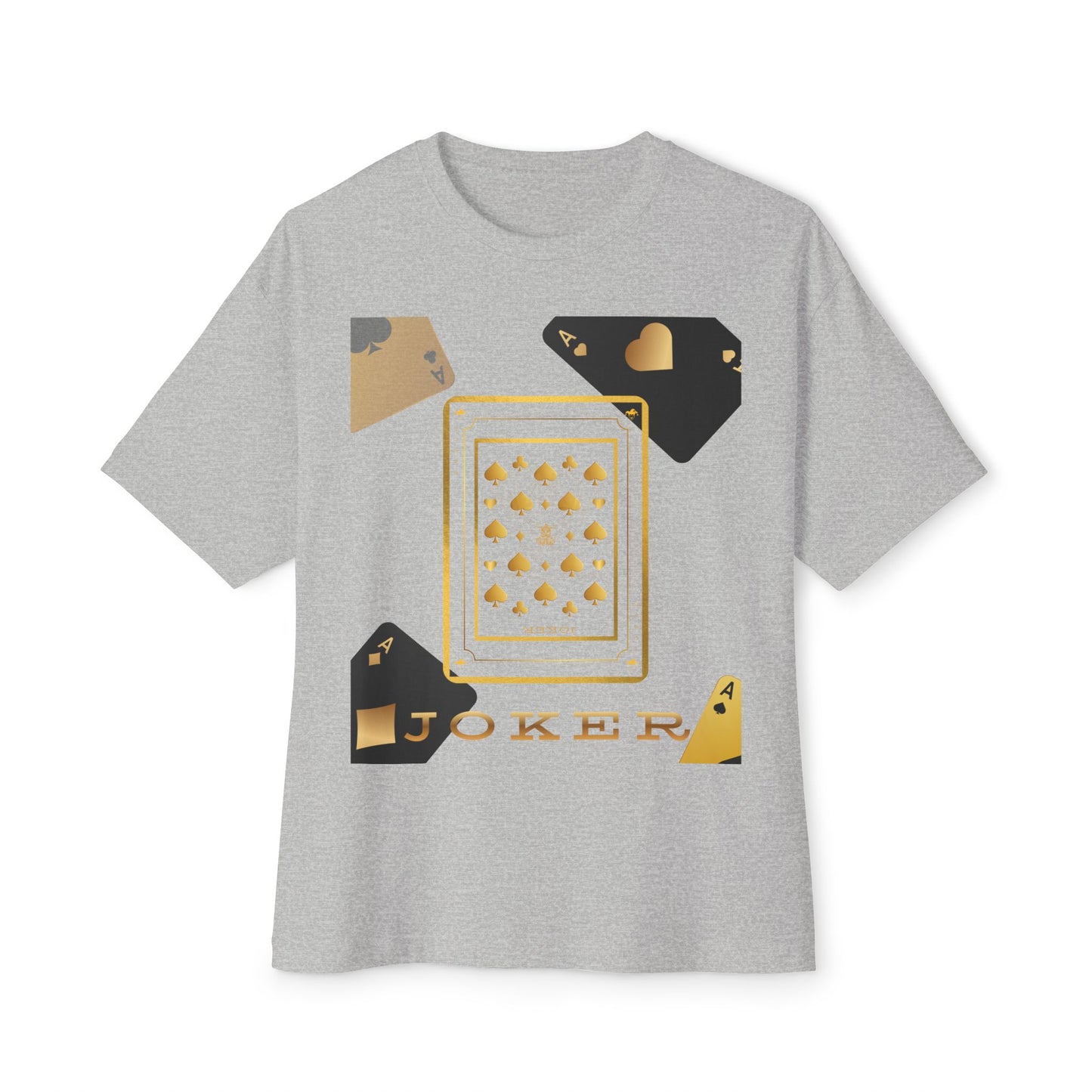 Joker and Aces Tee – Oversized Box Graphic T-Shirt