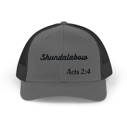 Unisex Acts 2:4 Snapback Trucker Cap - Embroidered