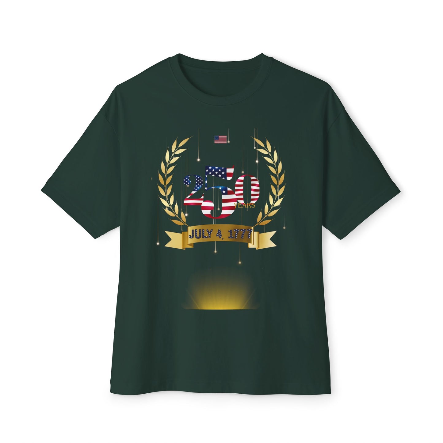Celebrate 250 Tee – Oversized Box Graphic T-Shirt