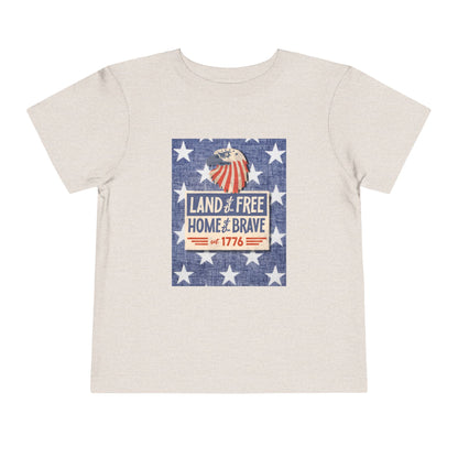 Land of the free Tee - Toddler Graphic T-Shirt