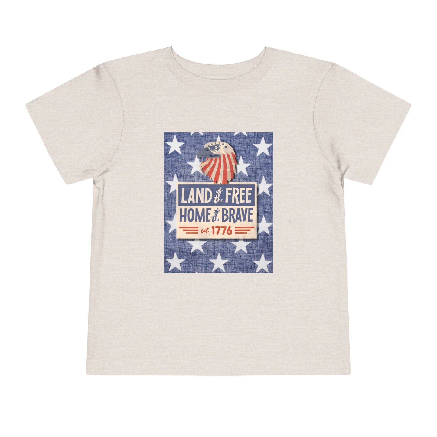 Land of the free Tee - Toddler Graphic T-Shirt