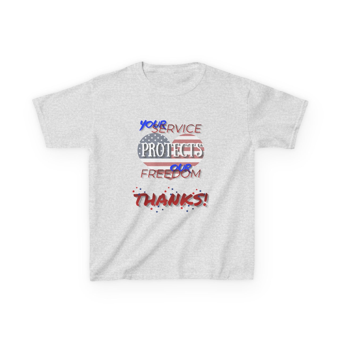 Thanks 4 Service Memorial Day Tee - Kids T-Shirt